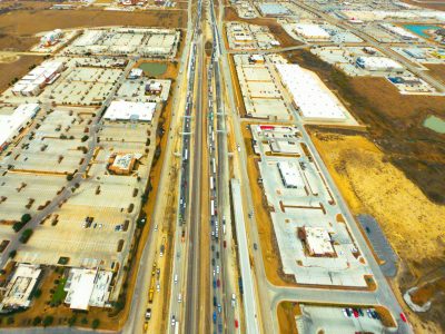 I-35W between N Tarrant Pkwy. and Heritage Trace Pkwy. looking south