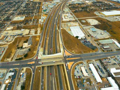 I-35W at 28th St. looking north