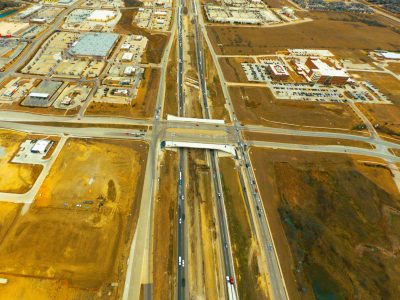 I-35W at N Tarrant Pkwy. looking north
