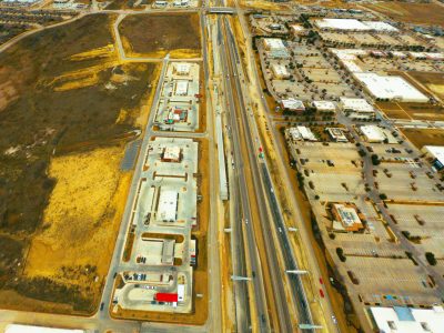 I-35W between N Tarrant Pkwy. and Heritage Trace Pkwy. looking north