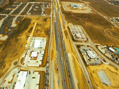 I-35W between Heritage Trace Pkwy. and Golden Triangle Blvd. looking north
