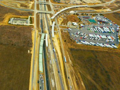 I-35W at SH 170 looking north