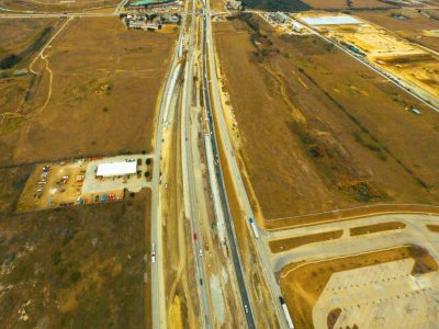 I-35W between SH 170 and Westport Pkwy. looking north