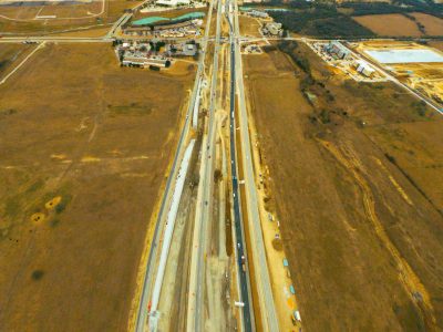 I-35W between SH 170 and Westport Pkwy. looking north