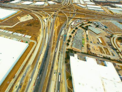 I-820 east of Mark IV Pkwy. looking east