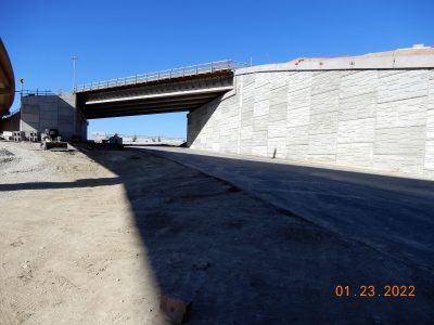 Work at the I-35W/I-820 interchange