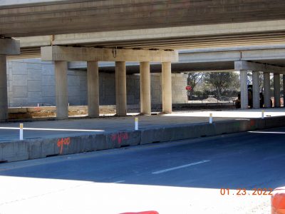 Work on Mark IV Pkwy. at I-820