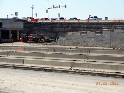 Work on I-35W at Heritage Trace Pkwy. 