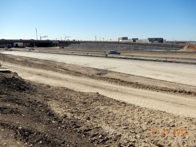 Work on I-35W at Heritage Trace Pkwy. 