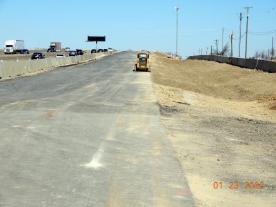 Work on I-35W between Golden Triangle Blvd. and Keller Hicks Rd. 