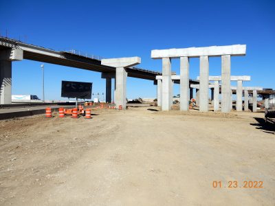 Work at the I-35W/SH 170 interchange