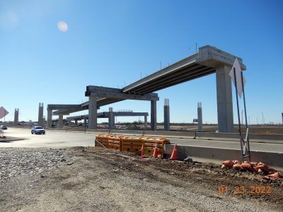 Work at the I-35W/SH 170 interchange