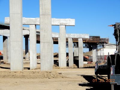 Work at the I-35W/SH 170 interchange