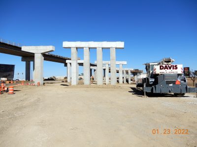 Work at the I-35W/SH 170 interchange