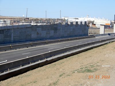 Work on I-35W between SH 170 and Westport Pkwy.