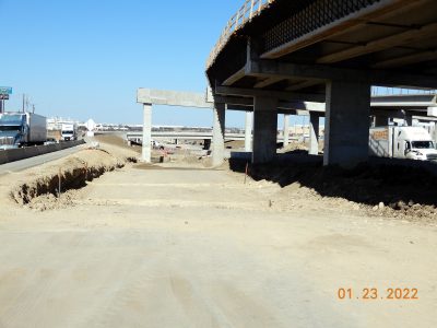Work at the I-35W/SH 170 interchange