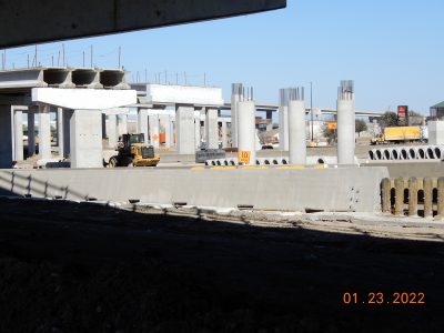 Work on I-35W between Heritage Trace Pkwy. and N Tarrant Pkwy. 