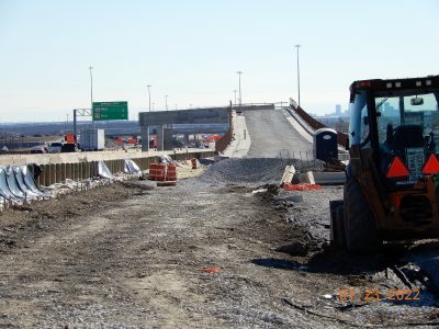 Work on I-35W between Heritage Trace Pkwy. and N Tarrant Pkwy. 