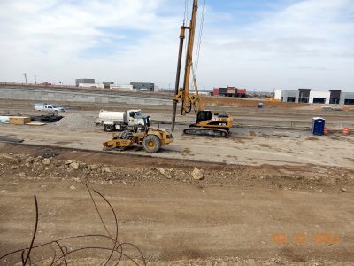 Work on I-35W near Heritage Trace Pkwy. 