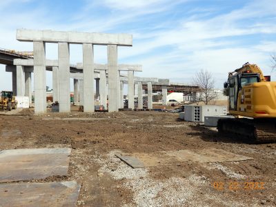 Work at the I-35W/SH 170 interchange