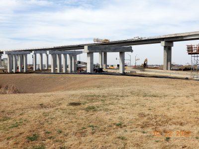 Work at the I-35W/SH 170 interchange