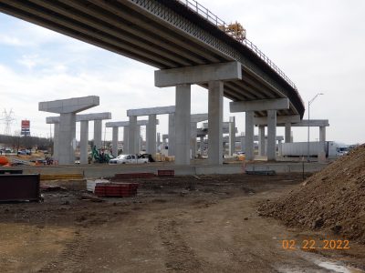 Work at the I-35W/SH 170 interchange