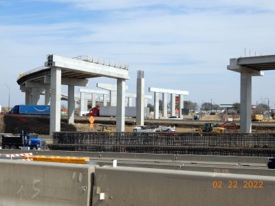 Work at the I-35W/SH 170 interchange
