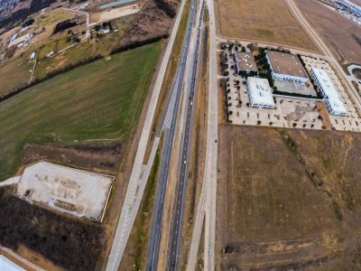 I-35W between Eagle Pkwy. and Alliance Blvd. looking south