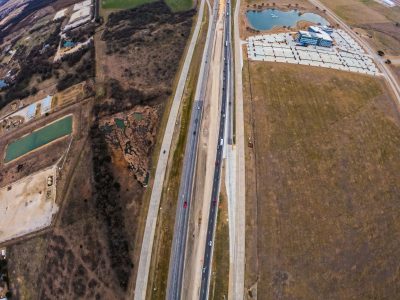 I-35W between Eagle Pkwy. and Alliance Blvd. looking south