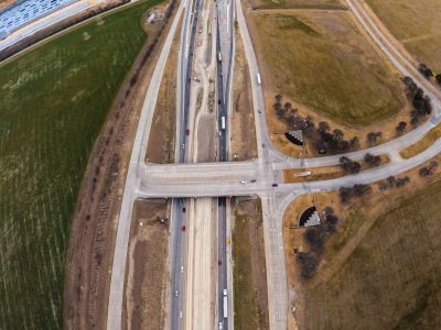 I-35W at Alliance looking south