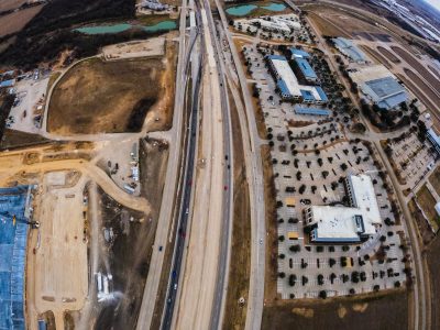 I-35W just north of Westport Pkwy. looking south