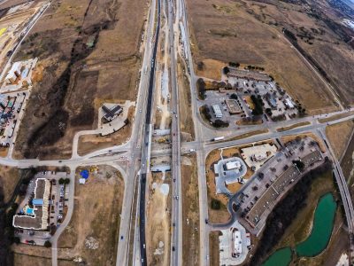 I-35W at Westport Pkwy. looking south