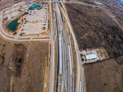 I-35W between SH 170 and Westport Pkwy. looking south