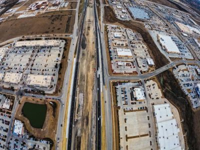 I-35W between N Tarrant Pkwy. and Heritage Trace Pkwy. looking south