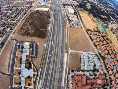 I-35W south of Western Center Blvd. looking north