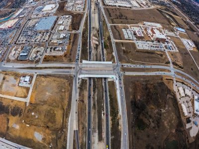 I-35W at N Tarrant Pkwy. looking north