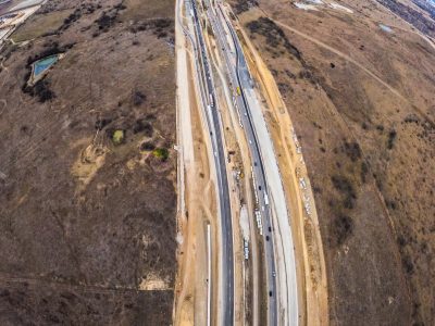 I-35W between Keller Hicks Rd. and SH 170 looking north