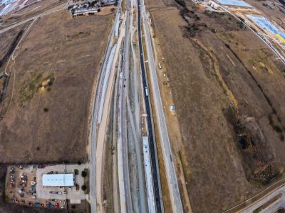 I-35W between SH 170 and Westport Pkwy. looking north