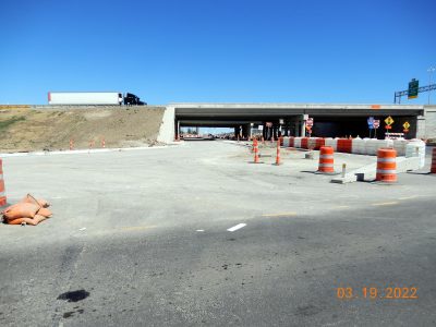 Work on Mark IV Pkwy. at I-820