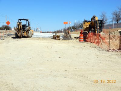 Work on Mark IV Pkwy. at I-820