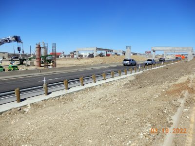 Work on I-35W between N Tarrant Pkwy. and Heritage Trace Pkwy.