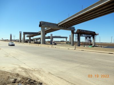 Work at the I-35W/SH 170 interchange
