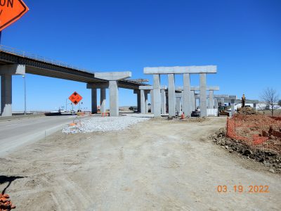 Work at the I-35W/SH 170 interchange