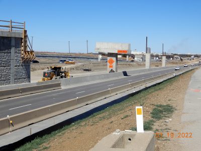 Work on I-35W between SH 170 and Westport Pkwy. 
