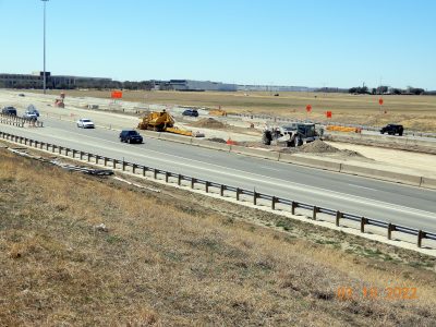 Work on I-35W between Alliance Blvd. and Westport Pkwy. 