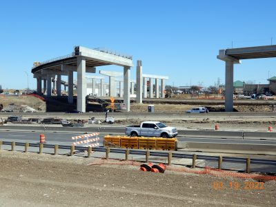 Work at the I-35W/SH 170 interchange