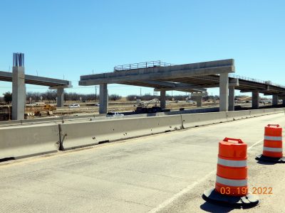 Work at the I-35W/SH 170 interchange