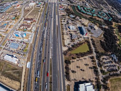 I-35W south of Western Center Blvd. looking north