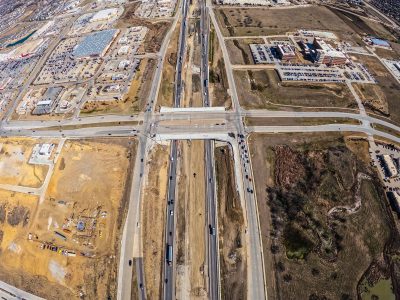 I-35W at N Tarrant Pkwy. looking north