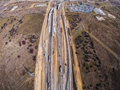 I-35W south of SH 170 looking north
